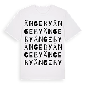 Ängeby ordlek t-shirt – ekologisk bomull t-shirt från Pinshirt
