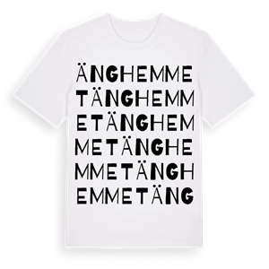 Änghemmet ordlek t-shirt – ekologisk bomull t-shirt från Pinshirt