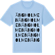 Blue Soul t-shirt med Ängholmen ordlek t-shirt