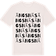 Vintage White t-shirt med Ängsnäs ordlek t-shirt