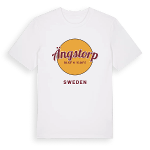 Ängstorp cirkel t-shirt – ekologisk bomull t-shirt från Pinshirt