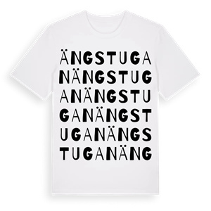 Ängstugan ordlek t-shirt – ekologisk bomull t-shirt från PinShirt