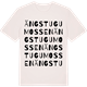 Vintage White t-shirt med Ängstugumossen ordlek t-shirt