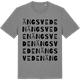 Mid Heather Gray t-shirt med Ängsveden ordlek t-shirt