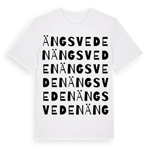 Ängsveden ordlek t-shirt – ekologisk bomull t-shirt från Pinshirt