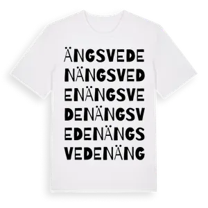 Ängsveden ordlek t-shirt – ekologisk bomull t-shirt från Pinshirt