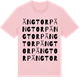 Pink Cotton t-shirt med Ängtorp ordlek t-shirt