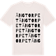Vintage White t-shirt med Ängtorpet ordlek t-shirt
