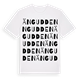 White t-shirt med Ängudden ordlek t-shirt