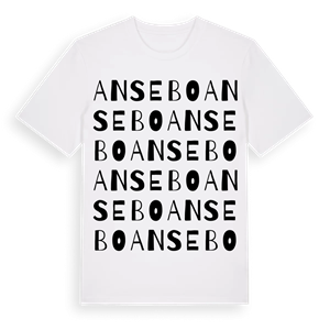 Ansebo ordlek t-shirt – ekologisk bomull t-shirt från Pinshirt