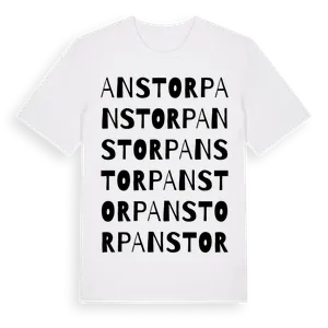 Anstorp ordlek t-shirt – ekologisk bomull t-shirt från Pinshirt