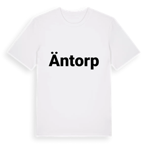 Äntorp fetstil t-shirt – ekologisk bomull t-shirt från PinShirt