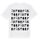 White t-shirt med Äntorp ordlek t-shirt