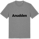 Mid Heather Gray t-shirt med Anudden fetstil t-shirt