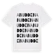White t-shirt med Anudden ordlek t-shirt