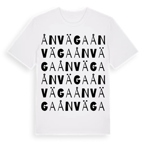 Ånväga ordlek t-shirt – ekologisk bomull t-shirt från Pinshirt