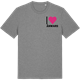 Mid Heather Gray t-shirt med Jag älskar ÅnwarS t-shirt litet tryck