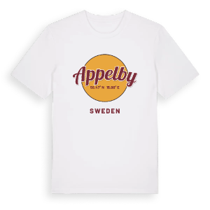 Appelby cirkel t-shirt – ekologisk bomull t-shirt från Pinshirt