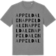 Mid Heather Gray t-shirt med Appeldalen ordlek t-shirt