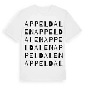 Appeldalen ordlek t-shirt – ekologisk bomull t-shirt från Pinshirt