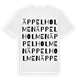Äppelholmen ordlek t-shirt