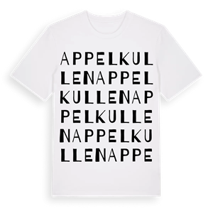 Appelkullen ordlek t-shirt – ekologisk bomull t-shirt från PinShirt