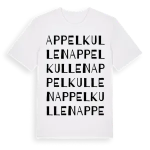 Appelkullen ordlek t-shirt – ekologisk bomull t-shirt från Pinshirt