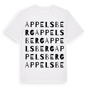 Appelsberg ordlek t-shirt – ekologisk bomull t-shirt från Pinshirt