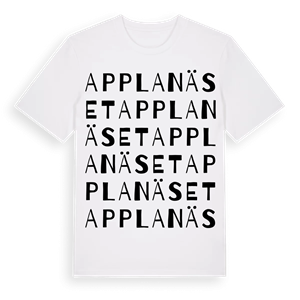 Applanäset ordlek t-shirt – ekologisk bomull t-shirt från Pinshirt
