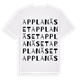 Applanäset ordlek t-shirt