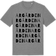 Mid Heather Gray t-shirt med Argården ordlek t-shirt