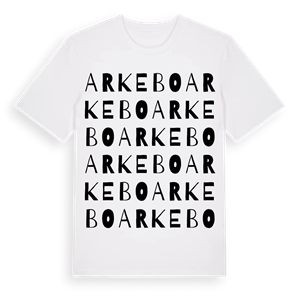 Arkebo ordlek t-shirt – ekologisk bomull t-shirt från Pinshirt