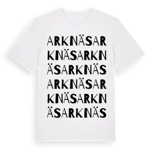 Arknäs ordlek t-shirt – ekologisk bomull t-shirt från Pinshirt