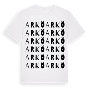 Arkö ordlek t-shirt – ekologisk bomull t-shirt från Pinshirt