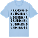 Blue Soul t-shirt med Arkösund ordlek t-shirt