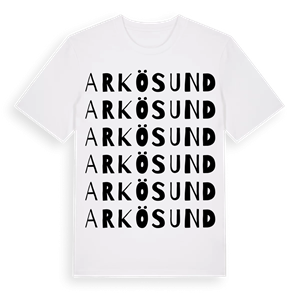 Arkösund ordlek t-shirt – ekologisk bomull t-shirt från Pinshirt