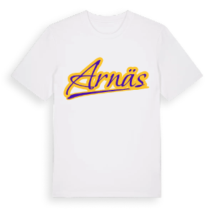 Arnäs baseball t-shirt – ekologisk bomull t-shirt från Pinshirt