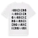 White t-shirt med Arneberga ordlek t-shirt