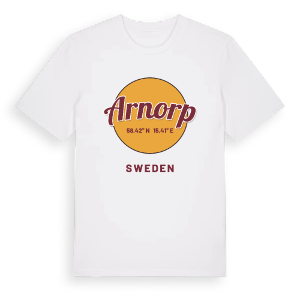 Arnorp cirkel t-shirt – ekologisk bomull t-shirt från Pinshirt