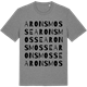 Mid Heather Gray t-shirt med Arons mosse ordlek t-shirt