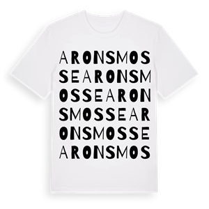 Arons mosse ordlek t-shirt – ekologisk bomull t-shirt från Pinshirt