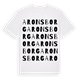 White t-shirt med Aronsborg ordlek t-shirt
