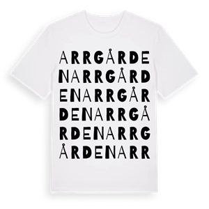 Arrgården ordlek t-shirt – ekologisk bomull t-shirt från Pinshirt