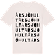 Vintage White t-shirt med Årsjöhult ordlek t-shirt