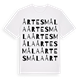 Årtesmåla ordlek t-shirt