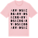 Pink Cotton t-shirt med Arvidsberg ordlek t-shirt