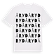 White t-shirt med Åryd ordlek t-shirt