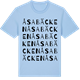 Blue Soul t-shirt med Åsabäcken ordlek t-shirt