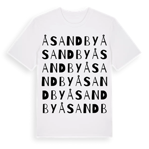 Åsandby ordlek t-shirt – ekologisk bomull t-shirt från Pinshirt
