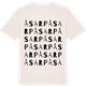 Vintage White t-shirt med Åsarp ordlek t-shirt